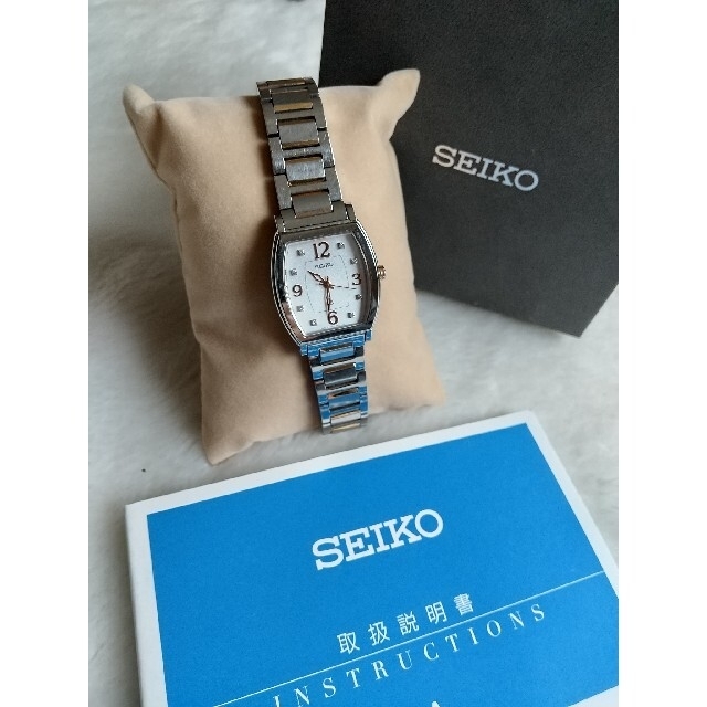 SEIKO(セイコー)のセイコールキアニコライ バーグマンデザイン 8Pダイヤ レディースクォーツ レディースのファッション小物(腕時計)の商品写真