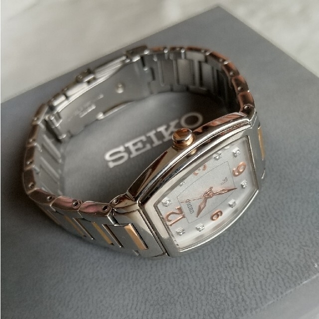 SEIKO(セイコー)のセイコールキアニコライ バーグマンデザイン 8Pダイヤ レディースクォーツ レディースのファッション小物(腕時計)の商品写真