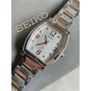 SEIKO - セイコールキア 8Pダイヤモンド レディースクォーツの通販 by