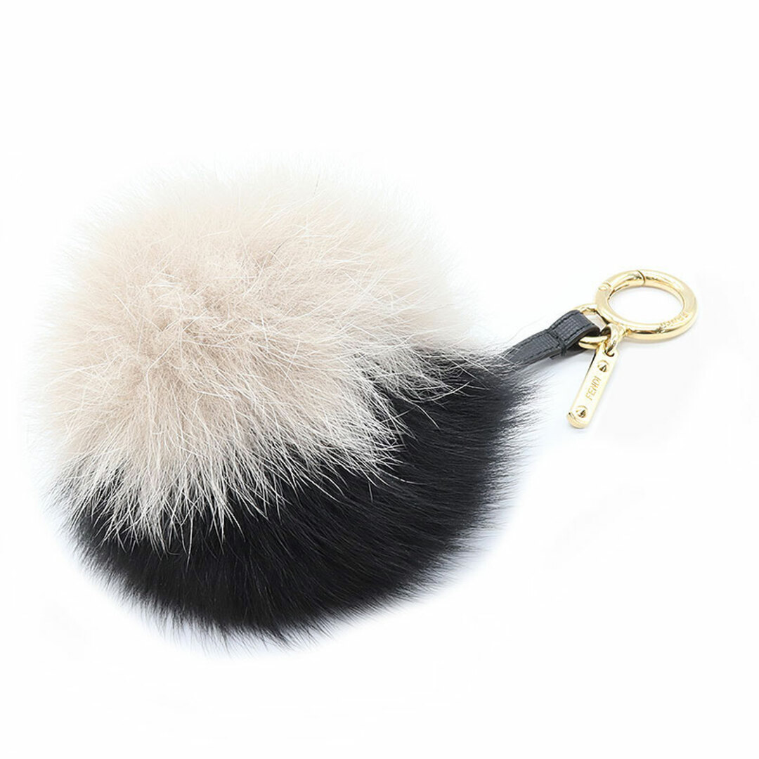 フェンディ FENDI バッグチャーム ファーチャーム キーホルダー 【中古