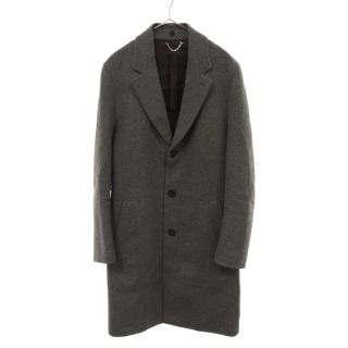 ルイヴィトン(LOUIS VUITTON)のLOUIS VUITTON ルイヴィトン HAND CRAFTED FINISH WOOL COAT H8C10EUW3 カシミア混 ウールコート グレー(チェスターコート)