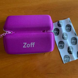 ゾフ(Zoff)のZoff メガネケース ピンク 未使用(サングラス/メガネ)