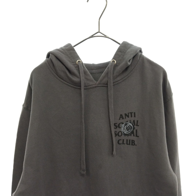 ANTI SOCIAL SOCIAL CLUB(アンチソーシャルソーシャルクラブ)のANTI SOCIAL SOCIAL CLUB アンチソーシャルソーシャルクラブ ROSE ROGO BAD EMOJI HOODIE ローズ バッドエモジフーディー パーカー グレー メンズのトップス(パーカー)の商品写真