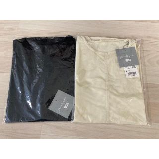 ユニクロ(UNIQLO)のユニクロ マメクロゴウチ シアークルーネックT  Sサイズ 白黒2枚セット(Tシャツ(長袖/七分))