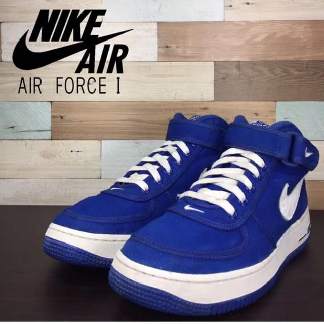 NIKE AIR FORCE 1 MID CANVAS 25.5cm