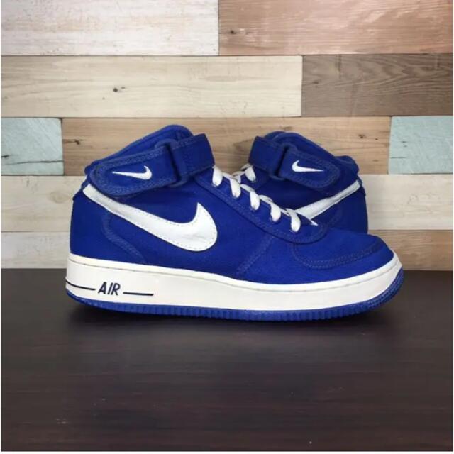 NIKE - NIKE AIR FORCE 1 MID CANVAS 25.5cmの通販 by USED☆SNKRS