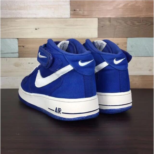 NIKE - NIKE AIR FORCE 1 MID CANVAS 25.5cmの通販 by USED☆SNKRS
