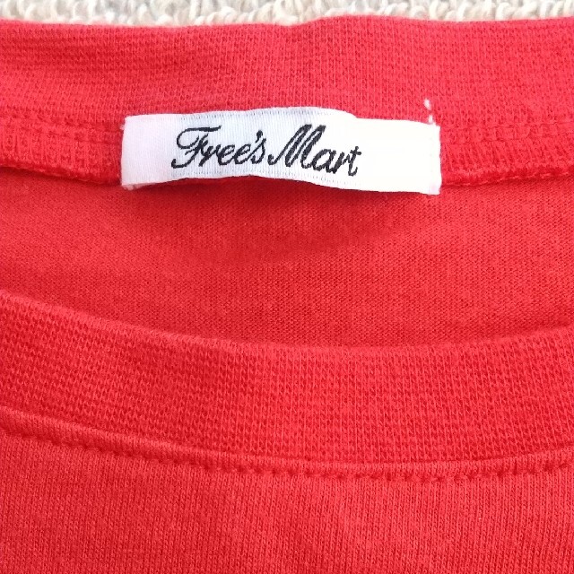 FREE'S MART(フリーズマート)のFree's Mart フリーズマート カットソー トップス 赤 レディースのトップス(カットソー(半袖/袖なし))の商品写真