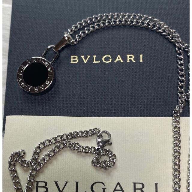 【新品正規品】BVLGARI ペンダント チャーム +チェーン 革紐 ネックレス