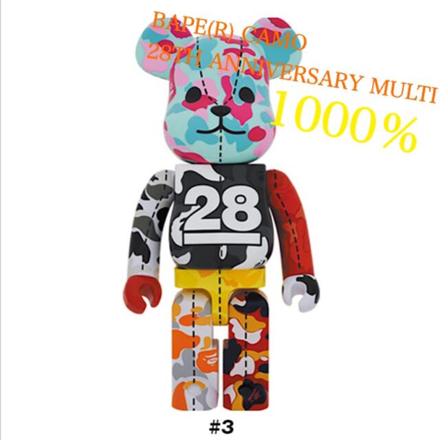 ★新品★BE@RBRICK BAPE CAMO 28TH ANNIVERSARY