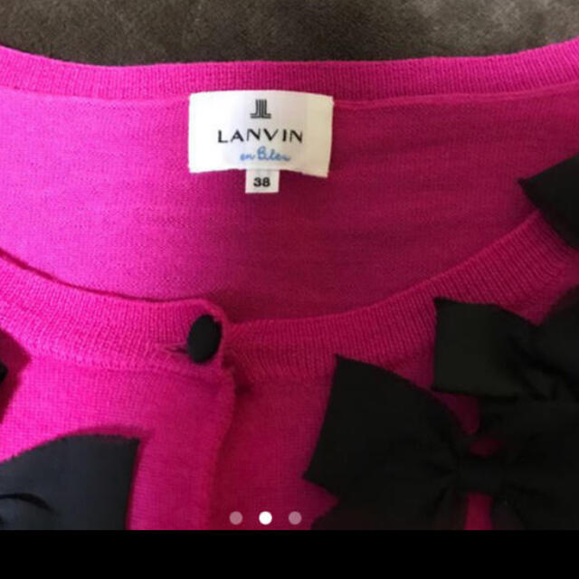 LANVIN(ランバン)のlanvin リボン🎀カーディガン  レディースのトップス(カーディガン)の商品写真