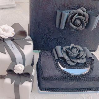 ウェットティッシュケース♡黒カメリア(外出用品)