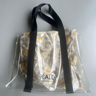 カルディ(KALDI)のカルディKALDI 夏のコーヒーバック  クリアトート(トートバッグ)