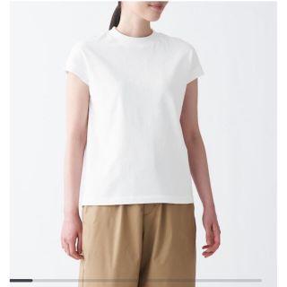 ムジルシリョウヒン(MUJI (無印良品))の太番手天竺編みフレンチスリーブＴシャツ(Tシャツ(半袖/袖なし))