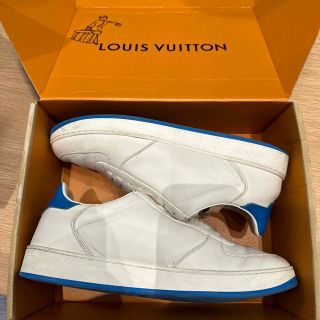 ルイヴィトン(LOUIS VUITTON)のルイヴィトン　メンズ　スニーカー　ホワイト　ブルー(スニーカー)