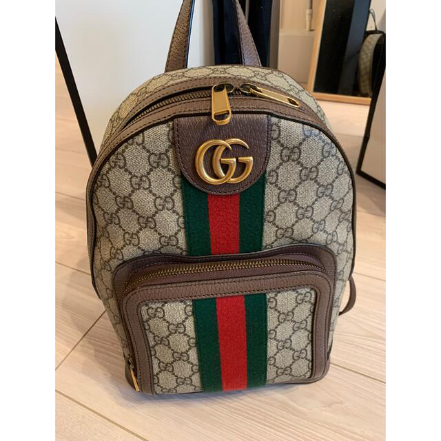 Gucci(グッチ)の【美品】GUCCI バックパック オフィディアライン グッチ リュック レディースのバッグ(リュック/バックパック)の商品写真