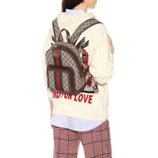 グッチ(Gucci)の【美品】GUCCI バックパック オフィディアライン グッチ リュック(リュック/バックパック)