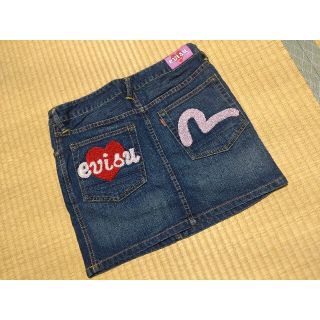 エビス(EVISU)の美品★エヴィス★EVISU★スカート★Lサイズ★デニム★正規品(ミニスカート)