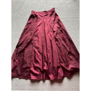 マウジー(moussy)の【moussy】 SATIN LONG SKIRT(ロングスカート)