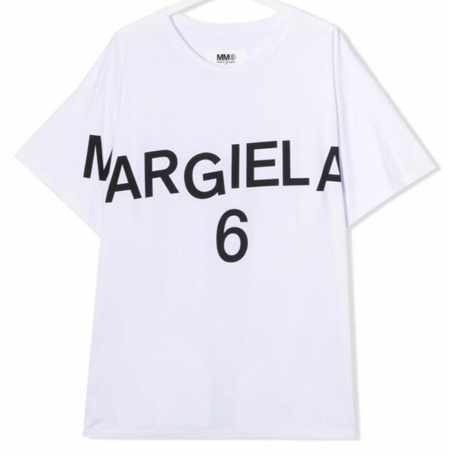 MM6メゾンマルジェラ　ロゴTシャツ　ホワイト　14