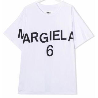 エムエムシックス(MM6)の【新作】MM6 メゾンマルジェラ　ロゴTシャツ　ホワイト　14(Tシャツ(半袖/袖なし))