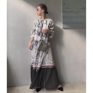 アメリヴィンテージ(Ameri VINTAGE)のUNDRESSED CRUISE SCARF DRESS(ロングワンピース/マキシワンピース)