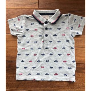 マザウェイズ(motherways)のマザウェイズ　ポロシャツ　97センチ　車柄(Tシャツ/カットソー)