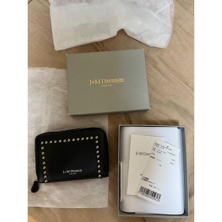 ジェイアンドエムデヴィッドソン(J&M DAVIDSON)の新品　J&M DEVIDSON スモール　ジップ　パース　スターズ　黒(財布)