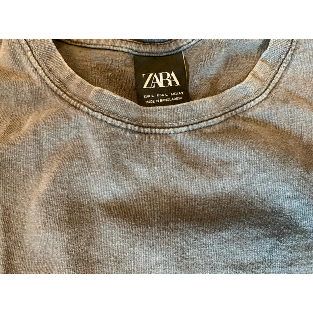 ZARA(ザラ)のZARA  ダメージTシャツ メンズのトップス(Tシャツ/カットソー(半袖/袖なし))の商品写真