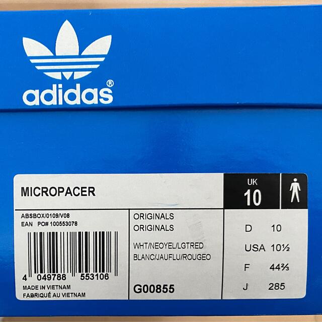 送料無料 adidas MICROPACER アディダス マイクロペーサー 5