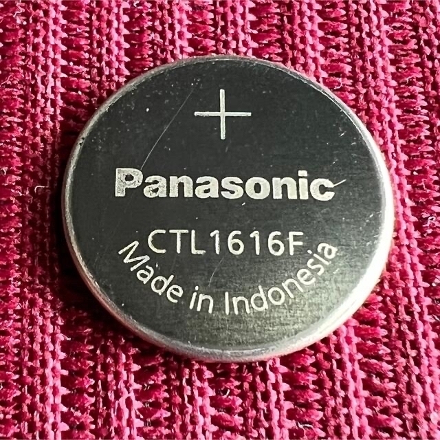 Panasonic(パナソニック)のパナソニック 二次電池 CTL1616 カシオに メンズの時計(腕時計(デジタル))の商品写真