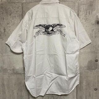 シュプリーム(Supreme)のSupreme x Anti Hero ストライプ シャツ L(シャツ)