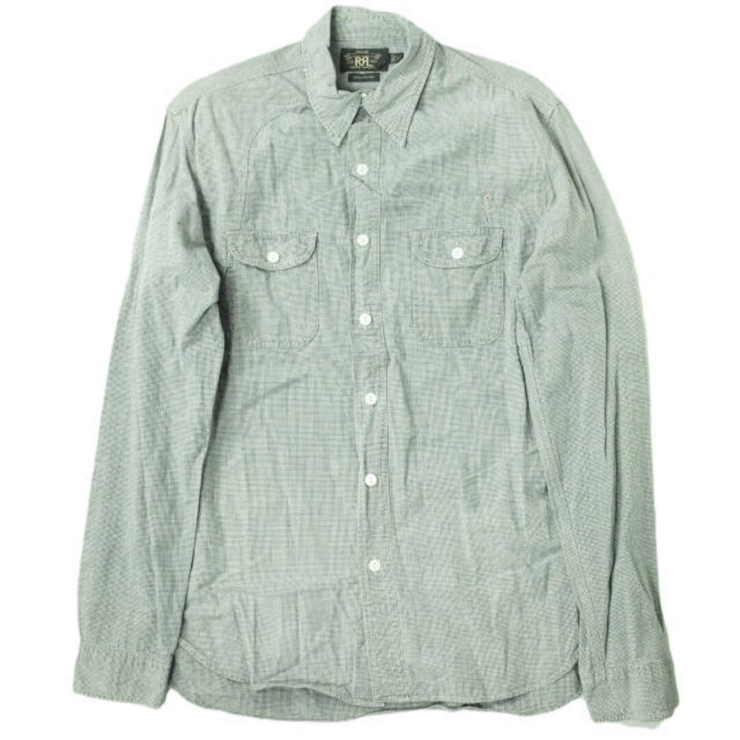 RRL - RRL ダブルアールエル L/S INDIGO DYE HOUNDS TOOTH WORK SHIRTS