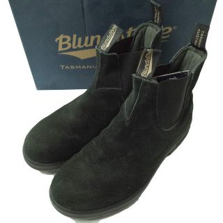 ブランドストーン(Blundstone)のBLUNDSTONE ブランドストーン スエードサイドゴアブーツ 1455 UK8(27cm) ブラック 撥水 シューズ【中古】【BLUNDSTONE】(ブーツ)