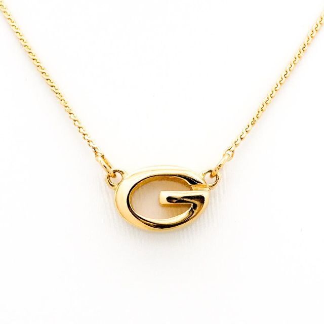 GIVENCHY(ジバンシィ)の《美品》GIVENCHY ネックレス ゴールド Gロゴ ストーン ヴィンテージ レディースのアクセサリー(ネックレス)の商品写真