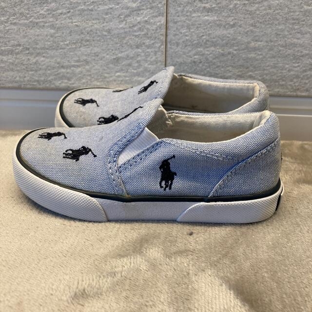 Ralph Lauren(ラルフローレン)の39様専用【美品】POLOスリッポン14センチ キッズ/ベビー/マタニティのベビー靴/シューズ(~14cm)(スリッポン)の商品写真