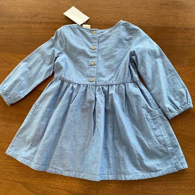 H&M(エイチアンドエム)のh&mワンピース　80 新品未使用 キッズ/ベビー/マタニティのベビー服(~85cm)(ワンピース)の商品写真