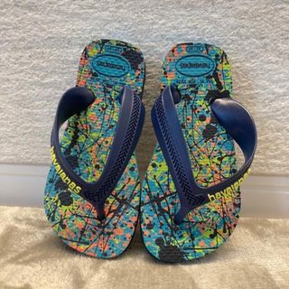 ハワイアナス(havaianas)の【美品】サンダル15センチ　havaianas(サンダル)