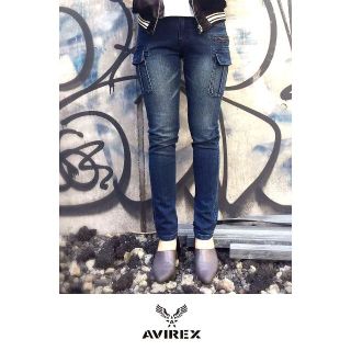 アヴィレックス(AVIREX)の【最終価格】TYPE BLUE ZIP CARGO SKINNY PANTS(デニム/ジーンズ)