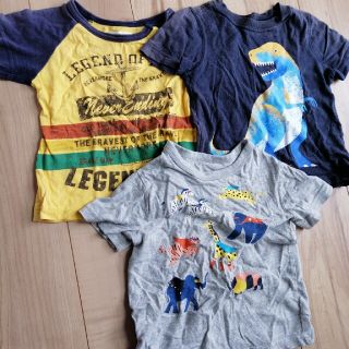 キムラタン(キムラタン)の男の子Tシャツ３枚セット　サイズ80(Ｔシャツ)