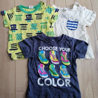 サンカンシオン(3can4on)の男の子Tシャツ３枚セット　80サイズ(Ｔシャツ)