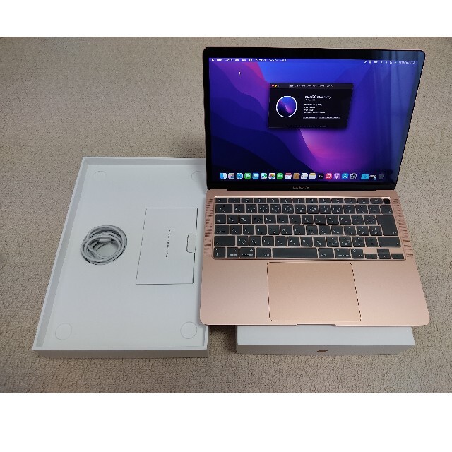 MacBook Air 13インチ M1 16GB 512GB ゴールド