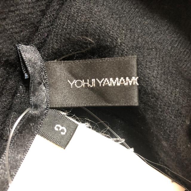 Yohji Yamamoto(ヨウジヤマモト)のヨウジヤマモト パンツ サイズ3 L - 黒 レディースのパンツ(その他)の商品写真