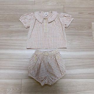 キャラメルベビー&チャイルド(Caramel baby&child )のアポリナ　Apolina WILMA SET picnic check (その他)