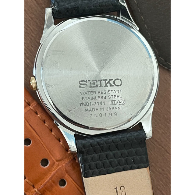 SEIKO(セイコー)のSEIKO セイコー　メンズ腕時計　バンド交換　電池新品 メンズの時計(腕時計(アナログ))の商品写真