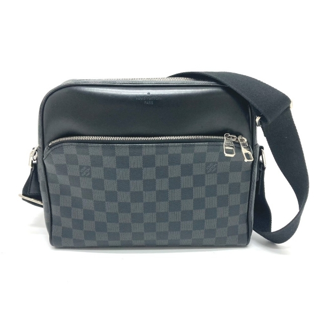 ルイヴィトン LOUIS VUITTON デイトンＰＭ N41408 ダミエグラフィット メッセンジャーバッグ ショルダーバッグ ダミエグラフィットキャンバス ブラック