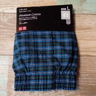 ユニクロ(UNIQLO)のユニクロ Woven Boxer トランクス プレミアムコットン(ボクサーパンツ)