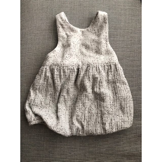 ZARA KIDS(ザラキッズ)の最終値下げ　ガーゼ生地　ZARA オールインワン キッズ/ベビー/マタニティのベビー服(~85cm)(ワンピース)の商品写真