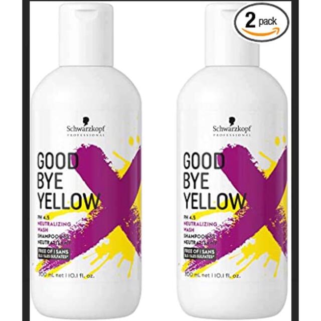 Schwarzkopf(シュワルツコフ)のグッバイイエロー　2個　 コスメ/美容のヘアケア/スタイリング(シャンプー)の商品写真