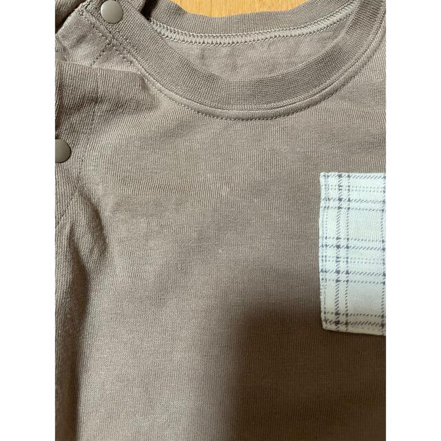 GU(ジーユー)の半袖ロンパース　ロンパース キッズ/ベビー/マタニティのベビー服(~85cm)(ロンパース)の商品写真